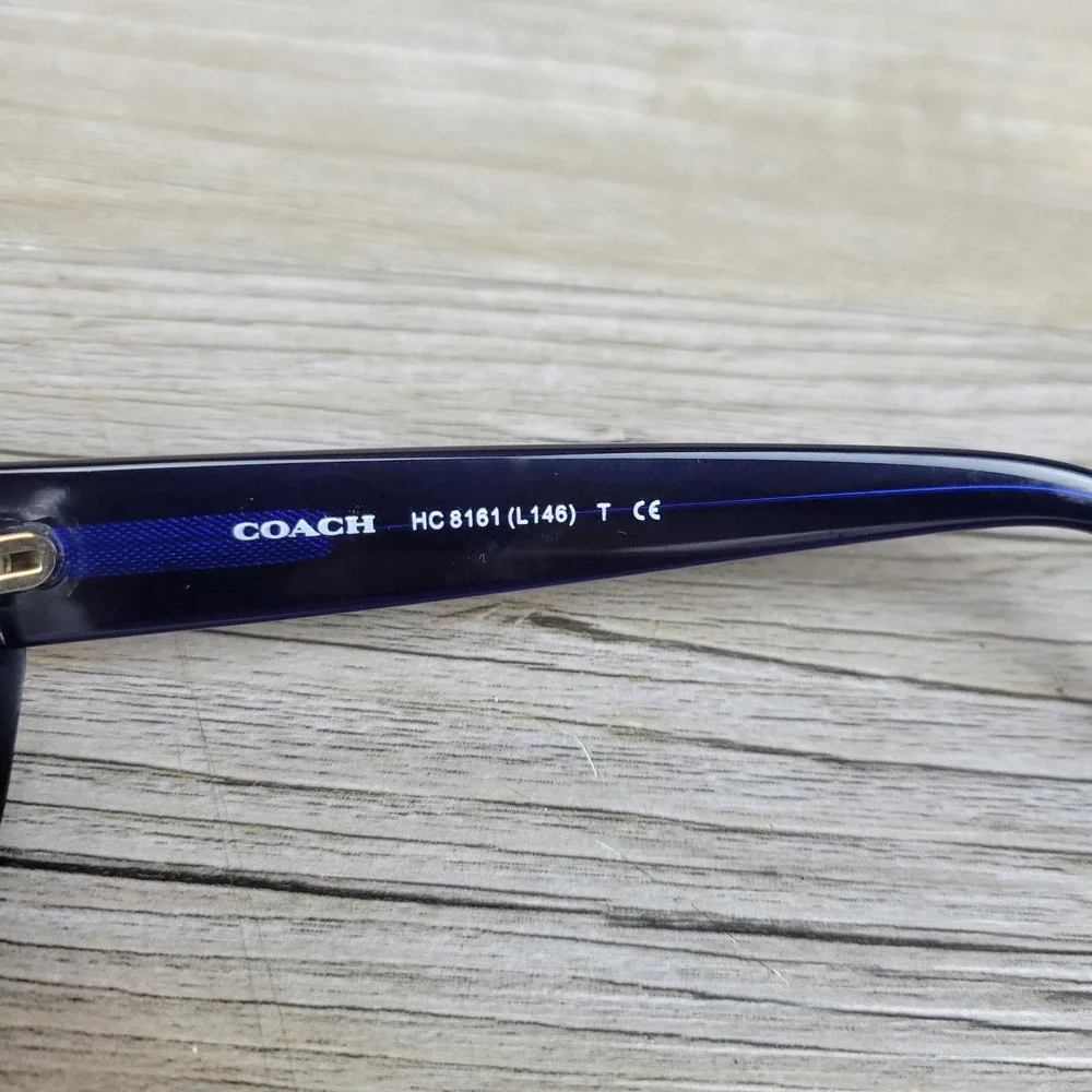 Coach Eyeglass Frames HC 8161 L146 51104L Navy Signature C Logo Womens 55-18-135